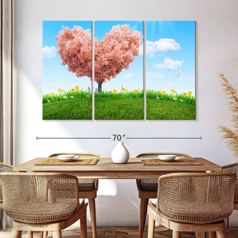 Hardie Spring Heart Tree, 42" H x 65" W