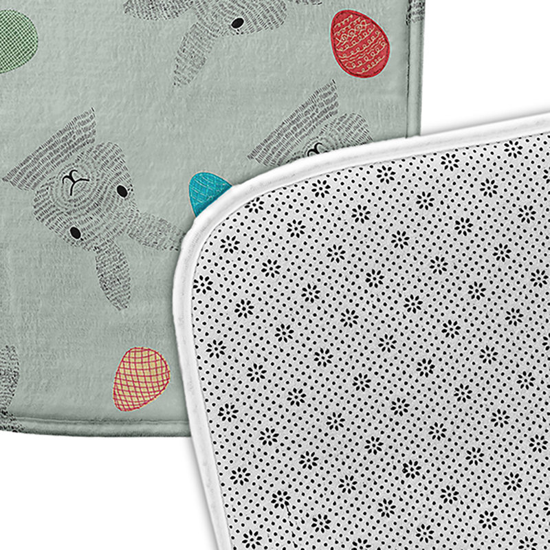 Tapis de bain Brieya, L 17 po x L 24 po, Vert