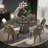 Simple Modern Natural Marble Round Dining Table-103409483