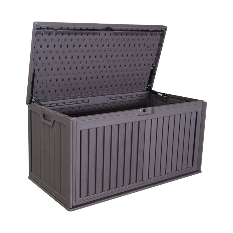 Boîte de rangement extérieure pour terrasse 100 gallons