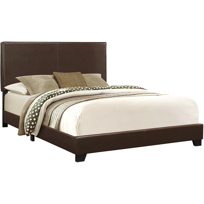 Bed, Queen Size, Bedroom, Upholstered, Brown, Queen