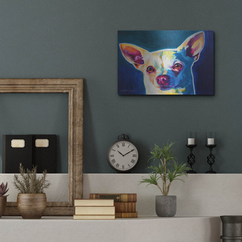 "Chihuahua - Coco" par Dawg Painter, H 12 po x l 16 po