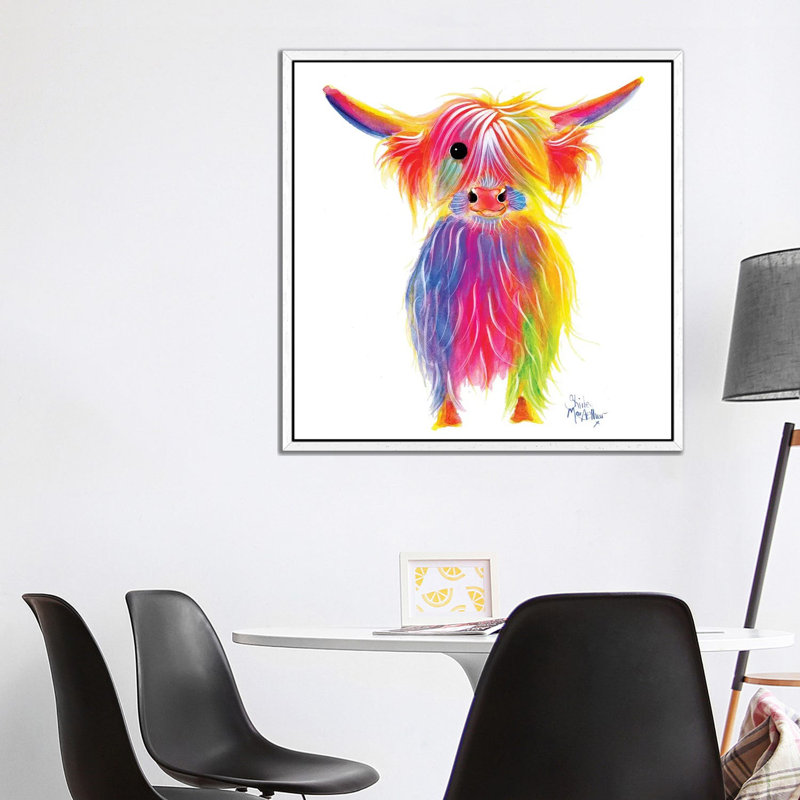 Tottie II by Shirley Macarthur - Gallery-Wrapped Canvas Giclée on Canvas, White Framed, 93.98 cm H x 93.98 cm W