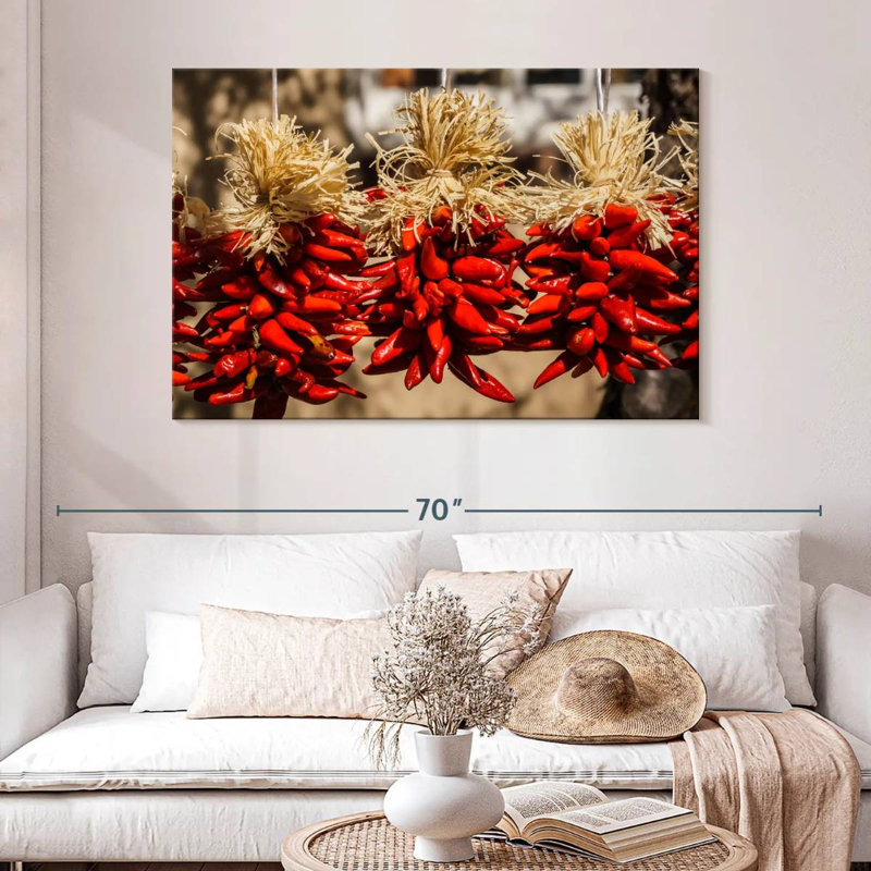 Yarlin Chili Pepper Spice, 32" H x 48" W