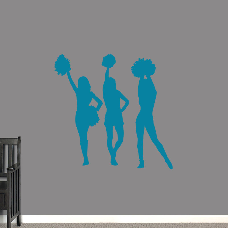 Décalcomanie murale Heavner, Bleu sarcelle