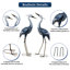 Statue de jardin Osheana Cranes