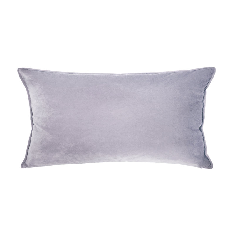 Franklin Washable Velvet Square Pillow Cover & Insert , 15"H X 20"W, Crocus