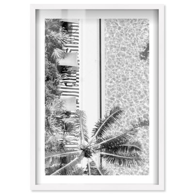 «Pool from Dessus Shadowbox Print Miami Art Prints» par Notoriart