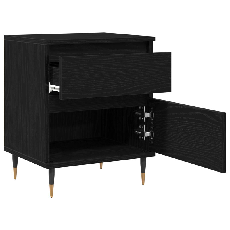 40cm W Manufactured Wood Bedside Table
