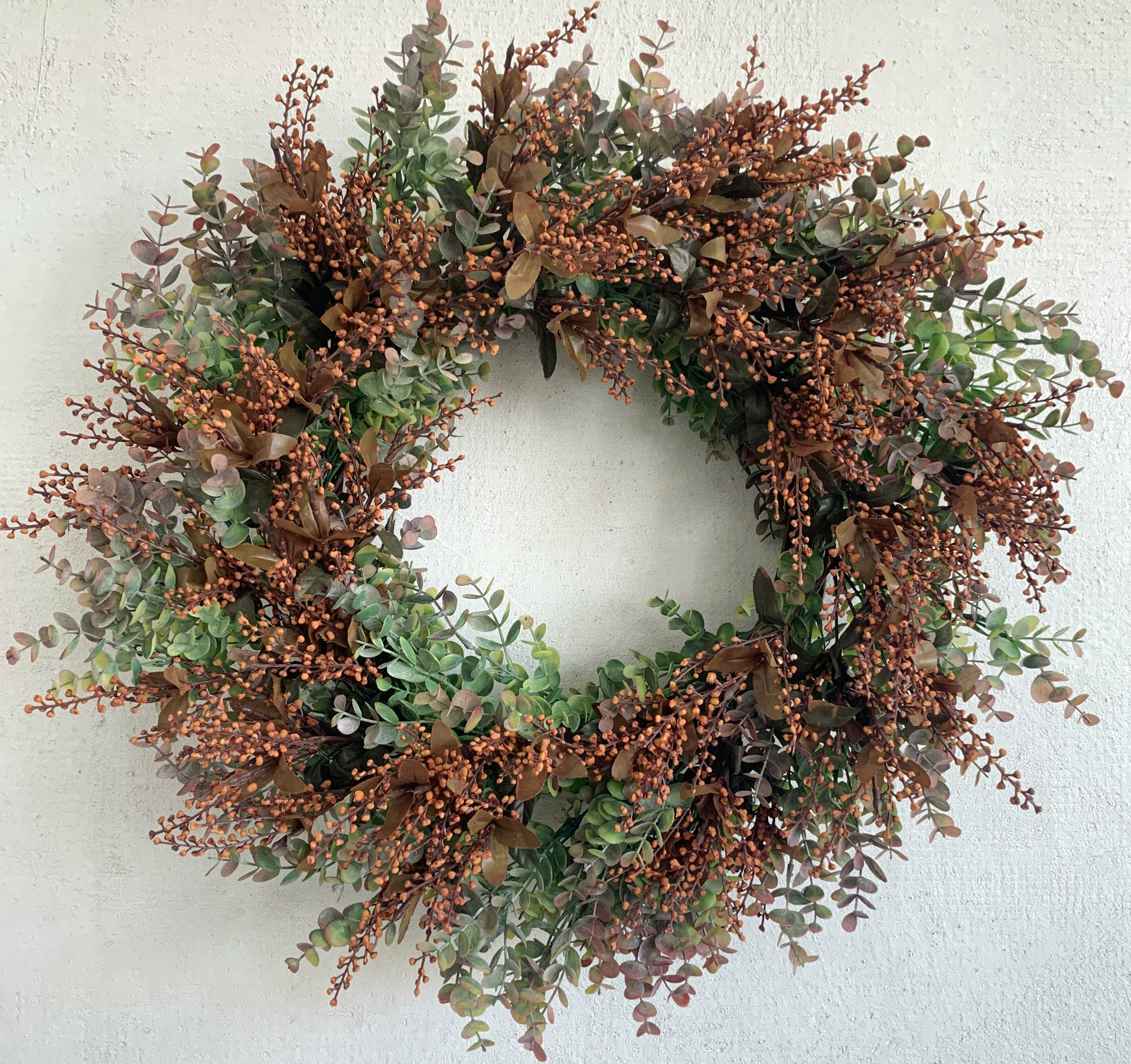 The Holiday Aisle® Handcrafted Faux Berry Silk 24'' Wreath