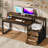 Computer Desk with Power Outlet-292889305
