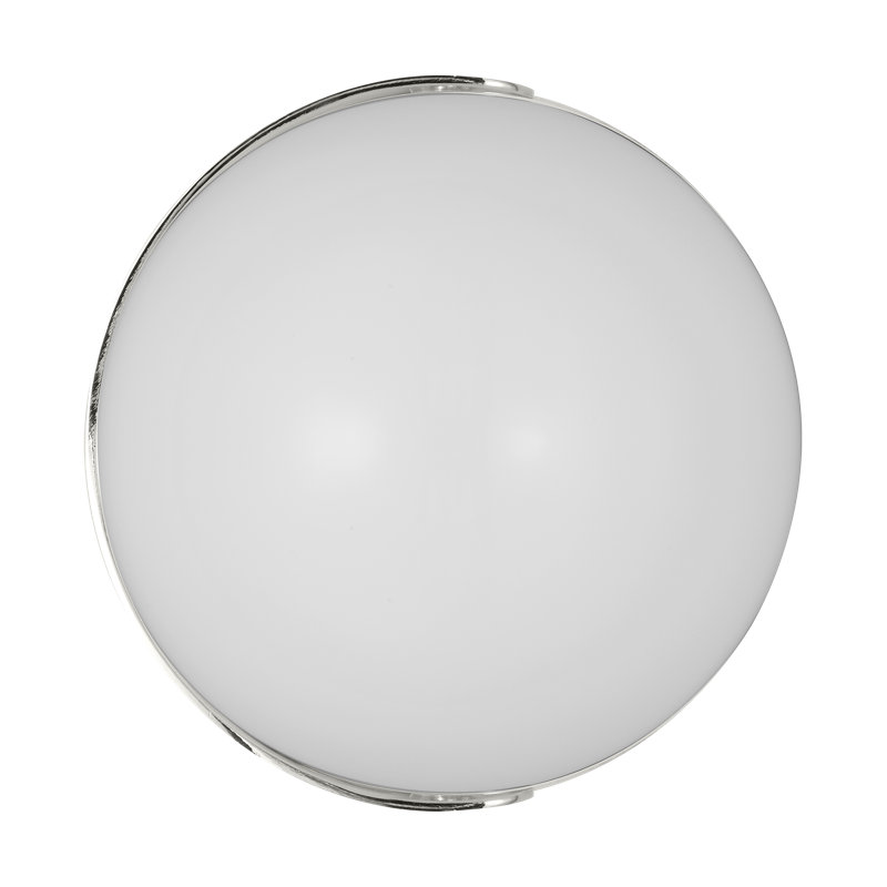 Syrie Dimmable LED Bath Sconce, Polished Nickel