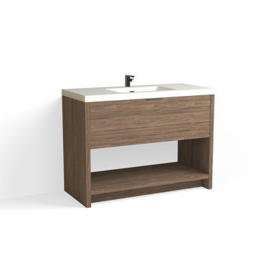 Vista 48" W Freestanding Single Bathroom Vanity