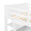 Lit mezzanine simple blanc avec bureau et rangement - choix de chambre fonctionnelle pour plus d'espace-86356562