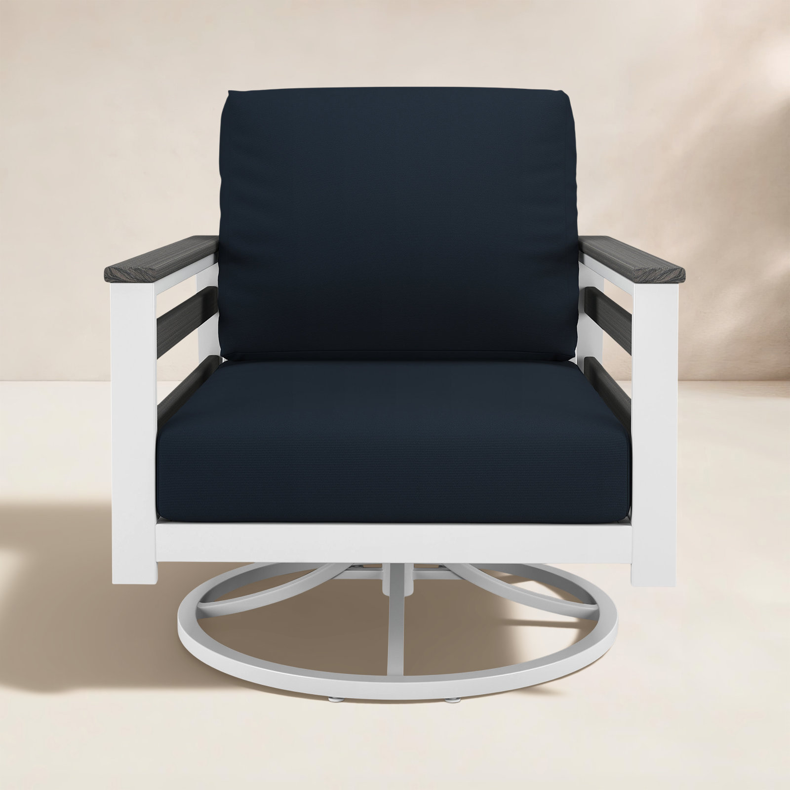 Townsend Sunbrella® Patio Lounge Chair, Canvas Navy