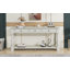 Console extra-longue de style méditerranéen avec tiroirs et tablette pour un rangement élégant et un présentoir dans l'entrée ou le salon-1512442717