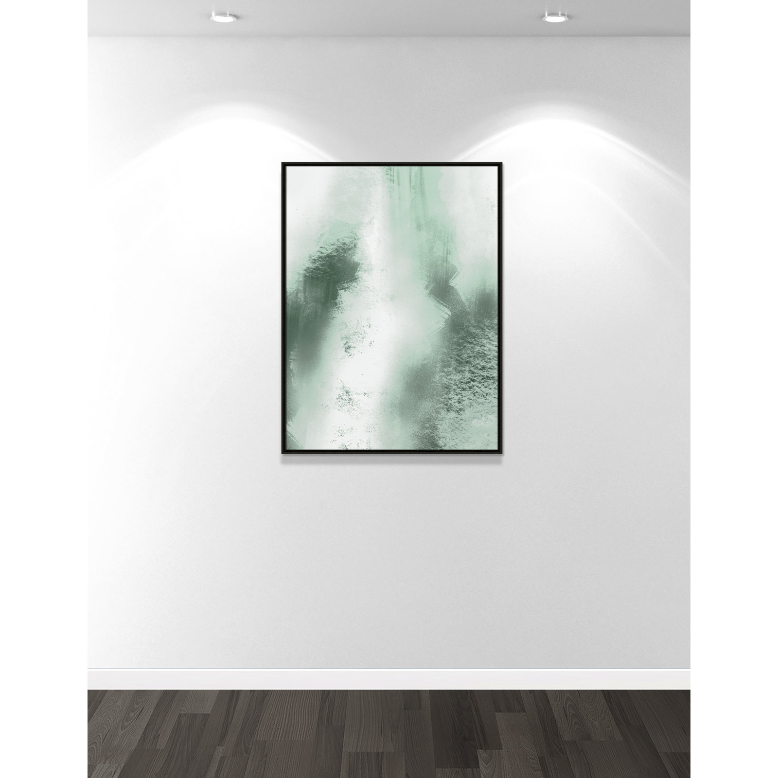 Quietude Smudges I Print by Marcus Prime, 31.5'' W x 41.5'' H, Espresso Floater
