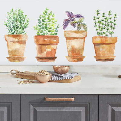 Plants & Flowers Non-Wall Damaging Wall Decal