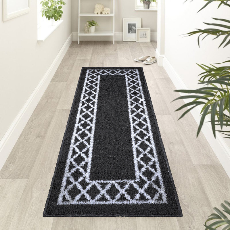 Tapis de couloir antidérapant à doublure en caoutchouc antidérapant de luxe Home Decor, Tapis de couloir 1 pi 8 po x 6 pi