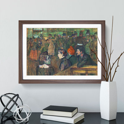 Moulin De La Galette Vol.1 by Henri de Toulouse-Lautrec - Picture Frame Painting