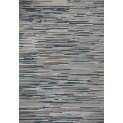 Aspen Hand-Tufted Indoor Rug Abstract Stripe