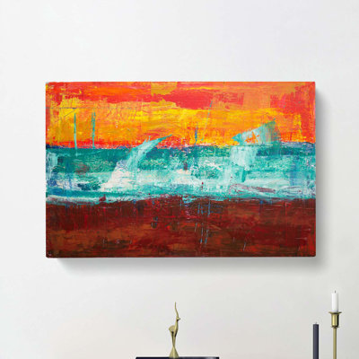 Abstract Art Painting Vol.437 by S.Johnson - Wrapped Canvas