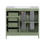 Meuble-lavabo sophistiqué avec plusieurs options de rangement et une fabrication durable-109043873