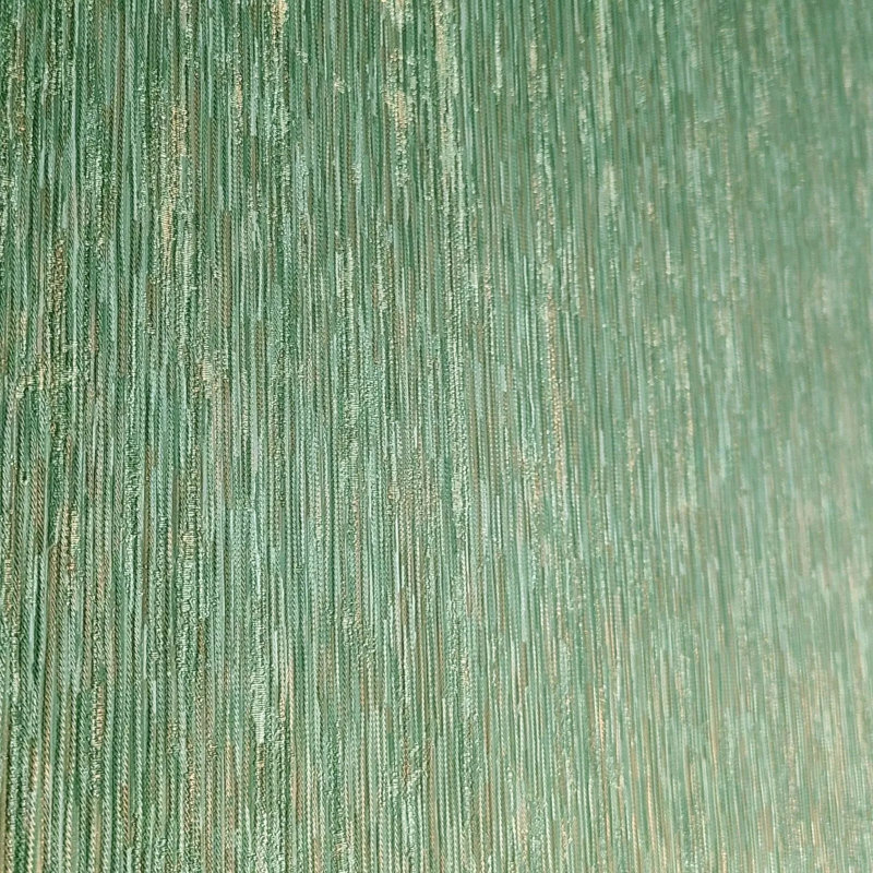 Papier peint texturé uni vert texturé Stria Lines