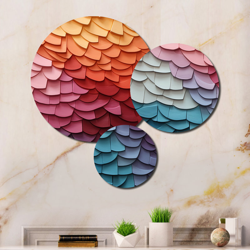 Abstract Wall Decor on Metal