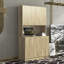 70,87 po de hauteur avec garde-robe et armoire de cuisine, avec 6 portes, 1 tablette ouverte et 1 tiroir-779742827