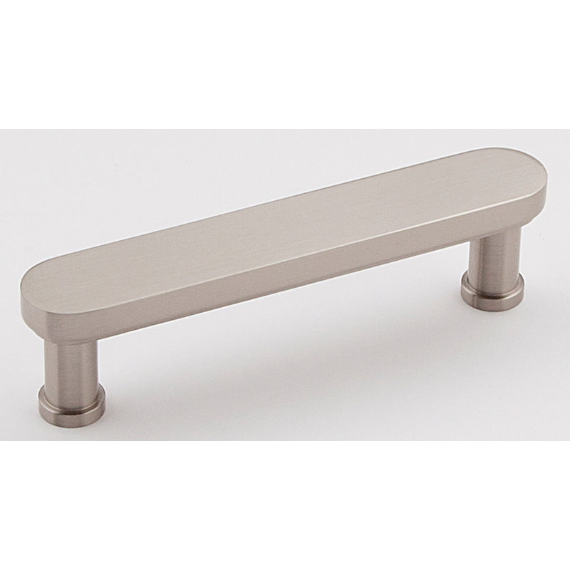Moderne Bar / Handle Pull, Satin Nickel, 4"