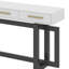 Console élégante avec trois tiroirs