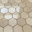 12" x 10" Marble Mosaic Sheet Subway Wall & Floor Tile
