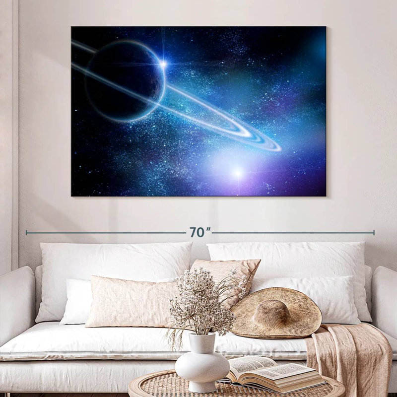 Oberle Ringed Saturn, 34" H x 51" W