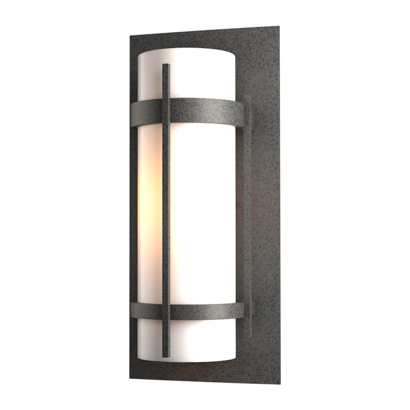 Banded Outdoor Flush Mount, Coastal Oil Rubbed Bronze, 15.8" H x 7" W x 5.2" D