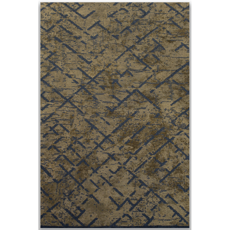Tapis gris foncé / rouge Rapture, Rectangle 7 pi 10 po x 11 pi 2 po