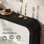 Console 71 po en bois massif courbé pour vestibule ou derrière le canapé - Finition naturelle-156993791