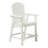 2Pcs Hips Deck Chair With Armrest, Comfortable For All - White Patio Of 2, Color, Lawn Pool Backyard, And Easy To Clean
