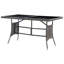 Garden Table 140X80x74 Cm Poly Rattan-895660642-895660643