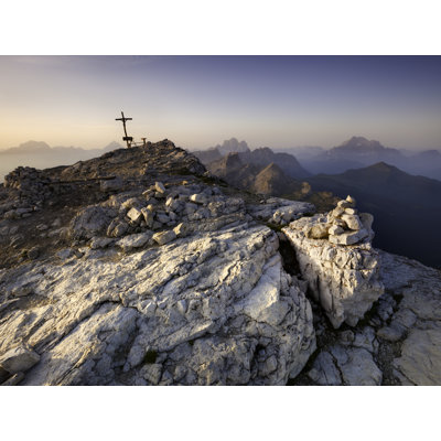 Dolomites, Italy, Sunrise Print by Frank Peters