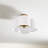 Cambridgeshire Fabric Semi Flush Mount