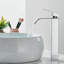 Chrome Basin Mixer Tap Waterfall Mono Bathroom Sink Tall Cloakroom Single Lever