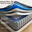 Size:Single (3') 21CM Mattress The Innerspring Hybrid Memory Foam Bed in a Box for Ultimate Support and Pressure Relief Double Size Mattress(190x135x21CM)-1703979189-1690486410