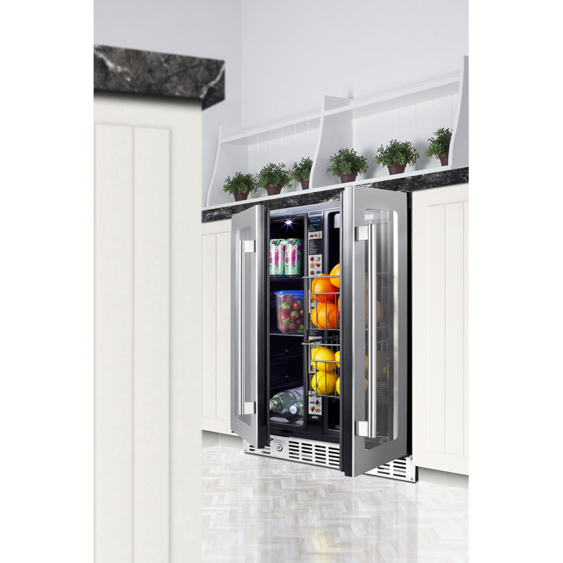 Summit Appliance 4.6 Cubic Feet Mini Fridge, Black