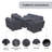 Lovall Premium All-Weather Wicker Outdoor Conversation Sets Group Seating Patio Furniture Covers