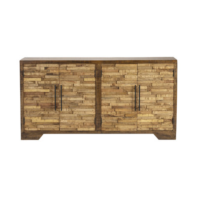 Regan Mango Wood Random Strips Sideboard by Loon Peak
