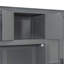 Lit escamotable polyvalent avec garde-robe, armoire et bureau intégrés, idéal pour économiser de l'espace dans les pièces multifonctionnelles-1642353004