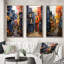 «Cityscape Alleyway Patchwork», 3 pièces-394861099-394861098