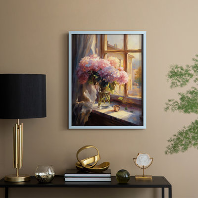 Reproduction encadrée FLORAL Series DCCLxxxv - bois massif