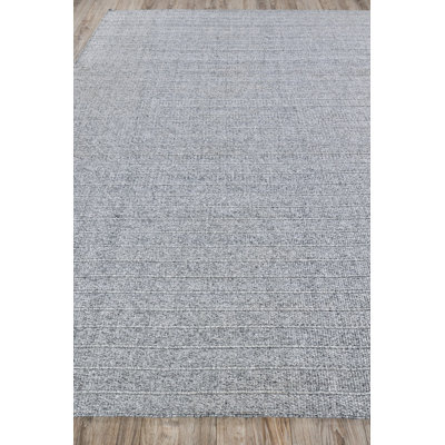 Nova Striped Area Rug in Gray